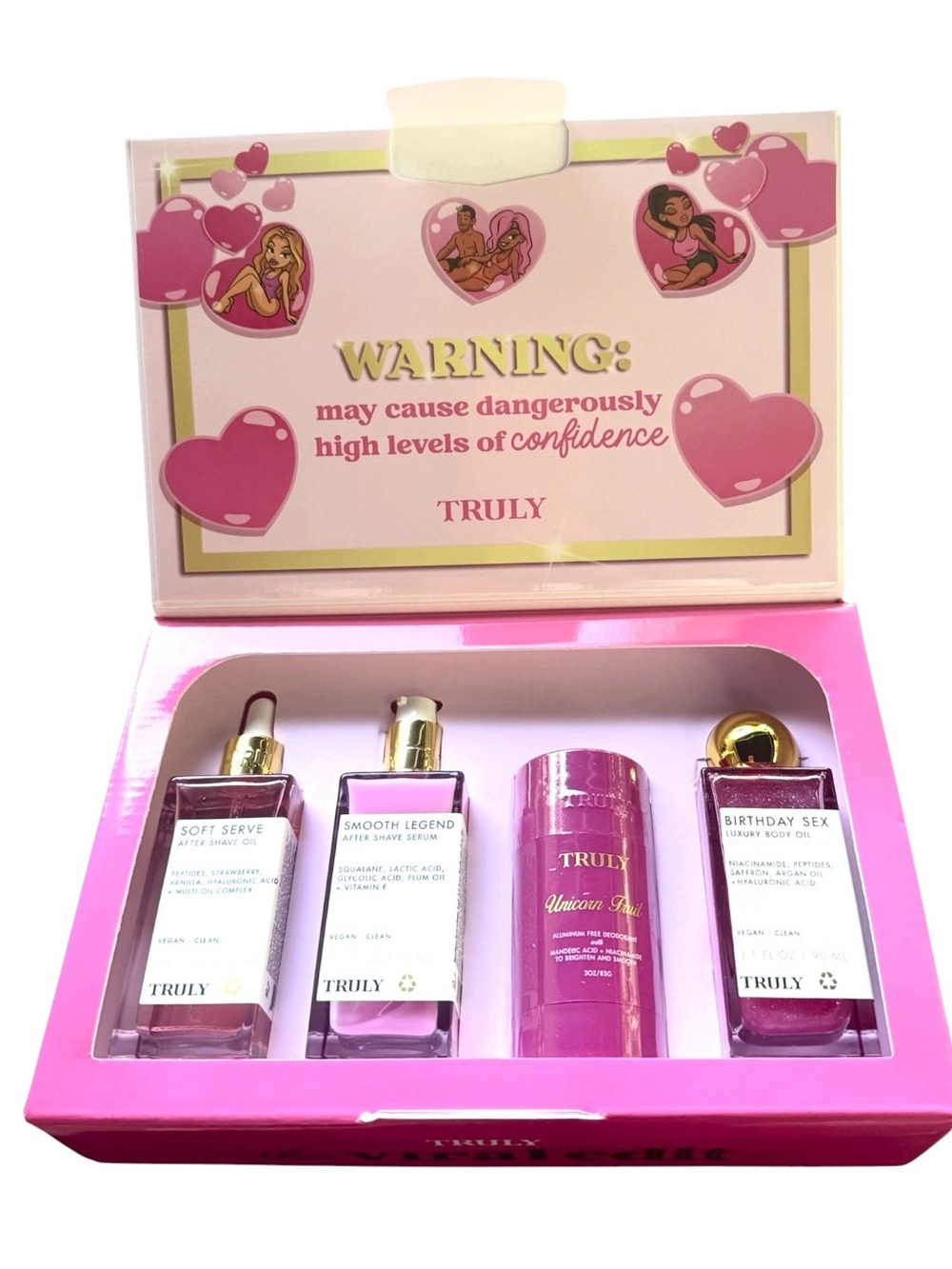 Truly The Viral Edit Vol. 1 Gift Set NIB Factory Sealed 4 Full Size Products